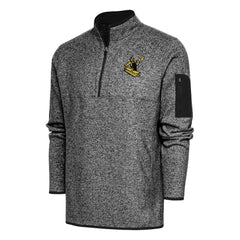 Antigua Throwback Fortune Quarter-Zip Pullover Jacket - Pittsburgh Steelers Pullover