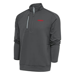 Antigua Team Logo Throwback Generation Quarter-Zip Pullover Top - Kansas City Chiefs Pullover
