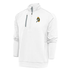 Antigua Team Logo Throwback Generation Quarter-Zip Pullover Top - Green Bay Packers Pullover