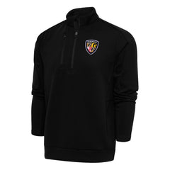 Antigua Team Logo Throwback Generation Quarter-Zip Pullover Top - Baltimore Ravens Pullover