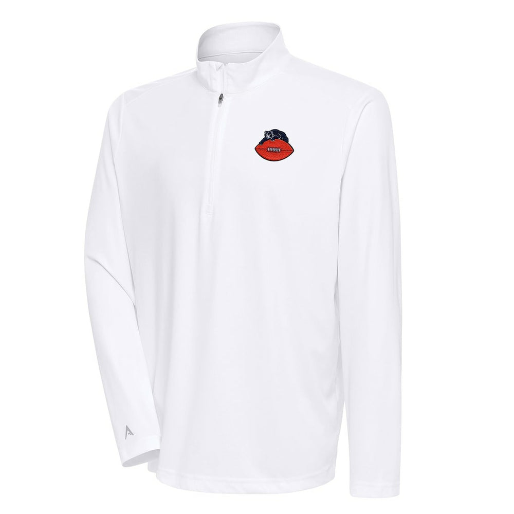 Antigua Team Logo Throwback Tribute Quarter-Zip Pullover Top - Chicago Bears Pullover