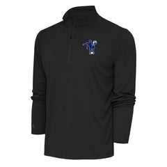 Antigua Team Logo Throwback Tribute Quarter-Zip Pullover Top - Indianapolis Colts Pullover