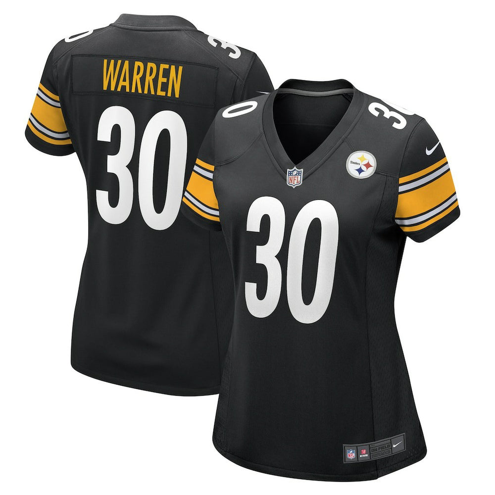 Jaylen Warren  Women's Game Player Jersey - Pittsburgh Steelers Jerseys