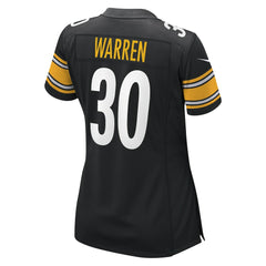 Jaylen Warren  Women's Game Player Jersey - Pittsburgh Steelers Jerseys
