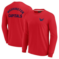 NHL Washington Capitals Fanatics Unisex Elements Super Soft Long Sleeve T-Shirt