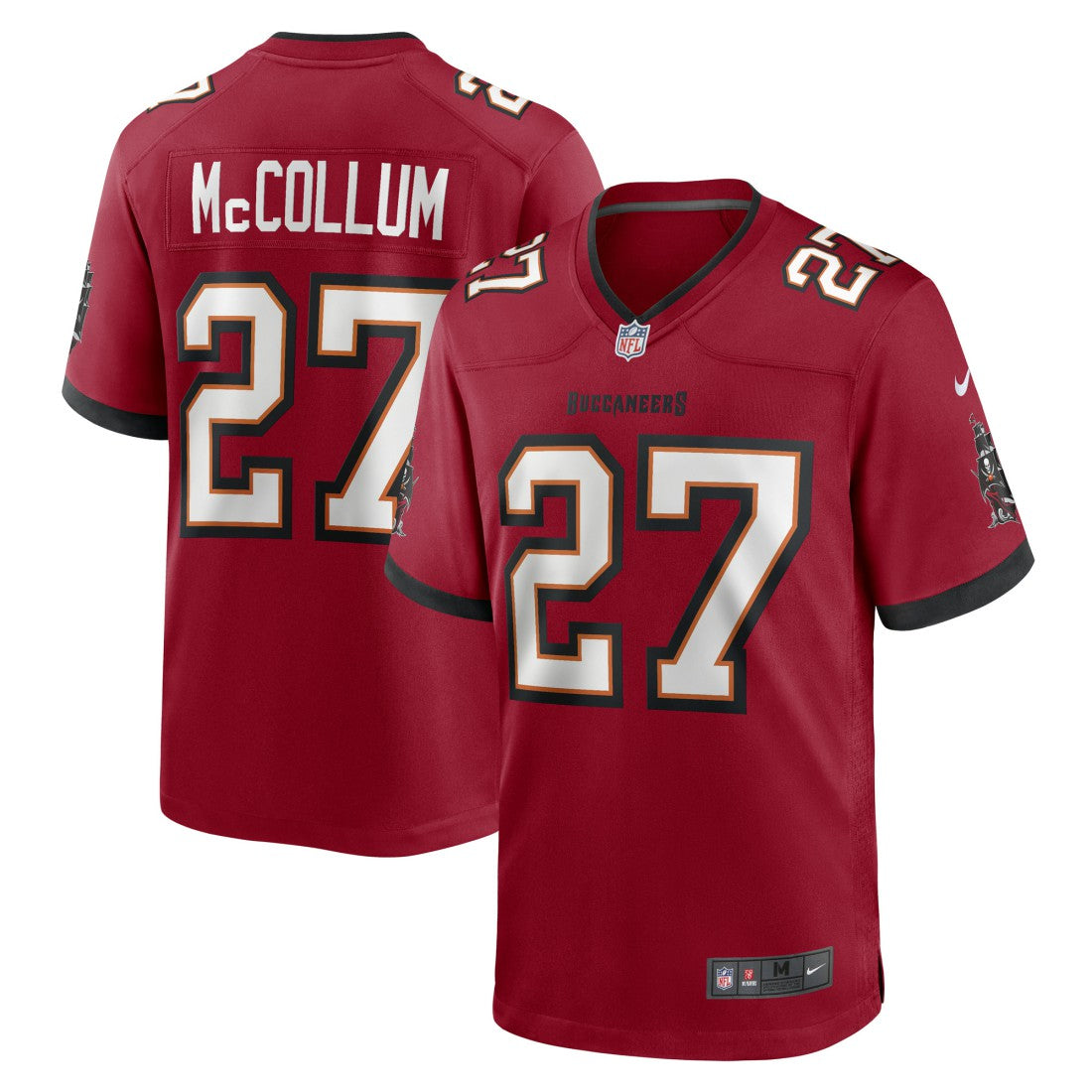 Zyon McCollum  Game Player Jersey - Tampa Bay Buccaneers Jerseys