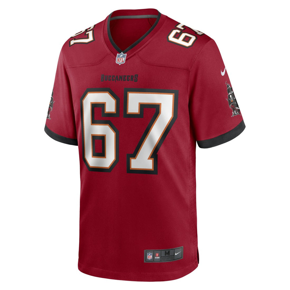 Luke Goedeke  Game Player Jersey - Tampa Bay Buccaneers Jerseys