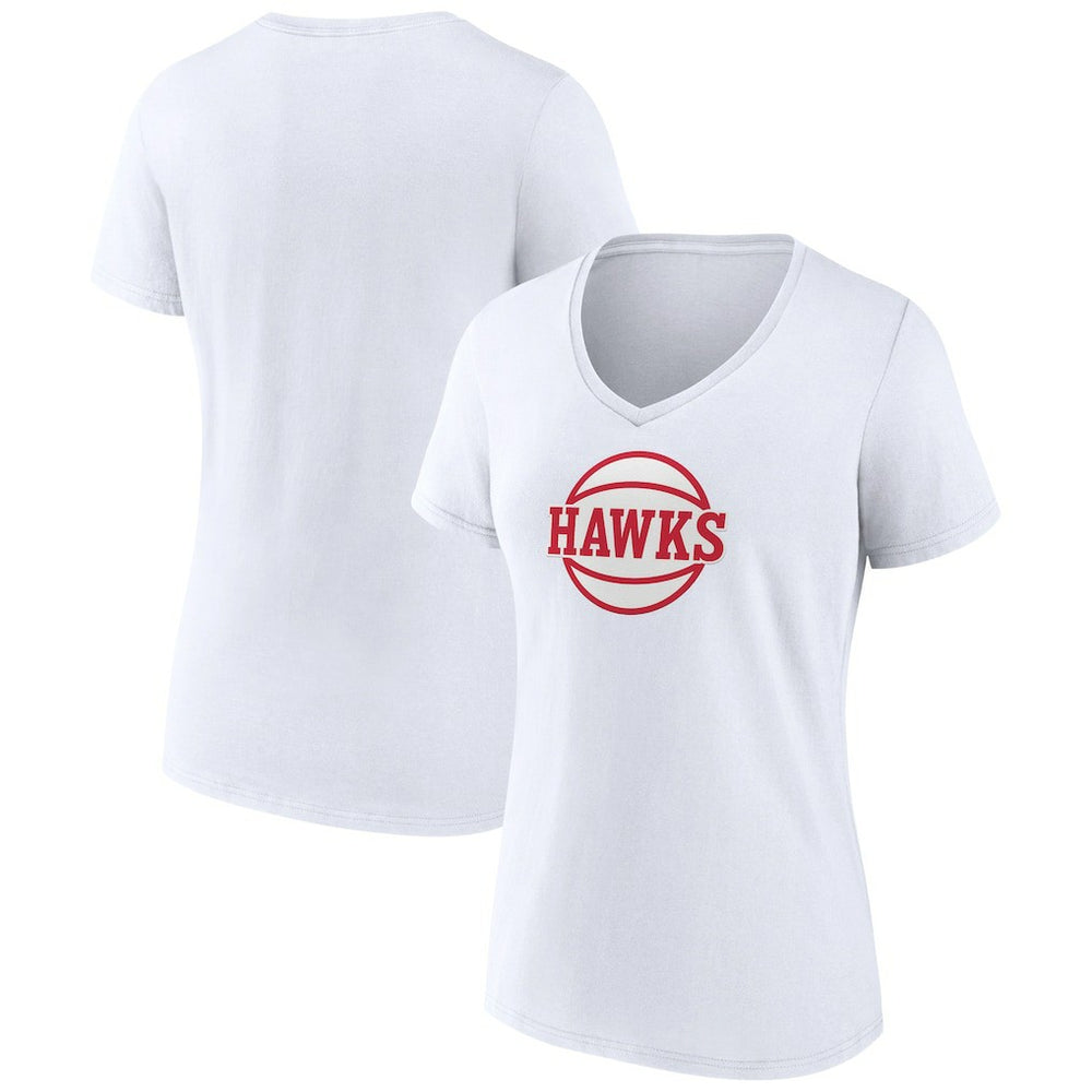 Atlanta Hawks Women's Alternate Logo V-Neck T-Shirt