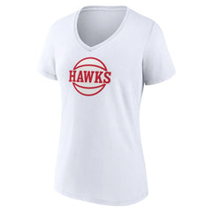 Atlanta Hawks Women's Alternate Logo V-Neck T-Shirt