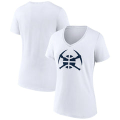 Denver Nuggets Women's Alternate Logo V-Neck T-Shirt sale