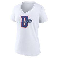 Detroit Pistons Women's Alternate Logo V-Neck T-Shirt sale