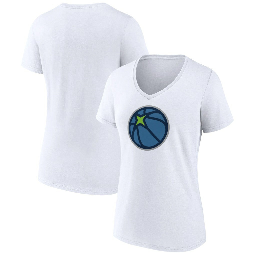 Minnesota Timberwolves Women's Alternate Logo V-Neck T-Shirt