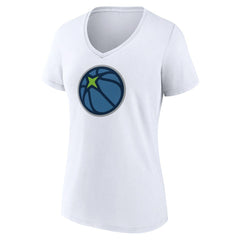 Minnesota Timberwolves Women's Alternate Logo V-Neck T-Shirt