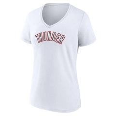 Oklahoma City Thunder Women's Alternate Logo V-Neck T-Shirt