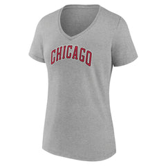 Chicago Bulls Women's Alternate Logo V-Neck T-Shirt