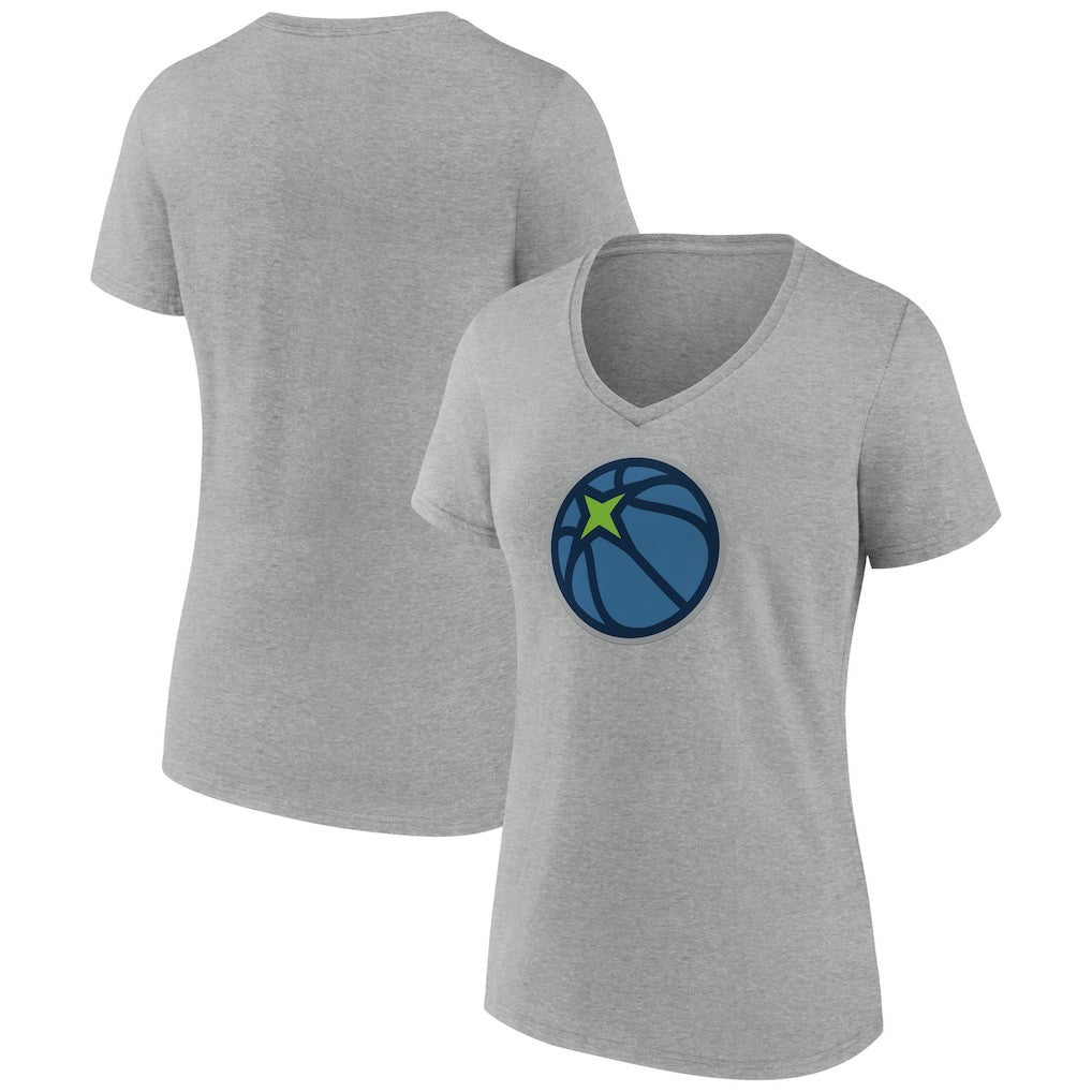 Minnesota Timberwolves Women's Alternate Logo V-Neck T-Shirt