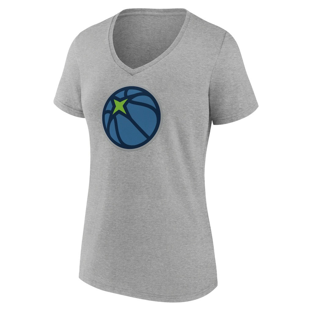 Minnesota Timberwolves Women's Alternate Logo V-Neck T-Shirt