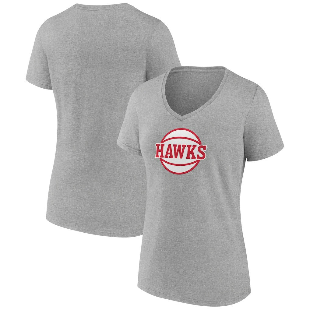 Atlanta Hawks Women's Alternate Logo V-Neck T-Shirt