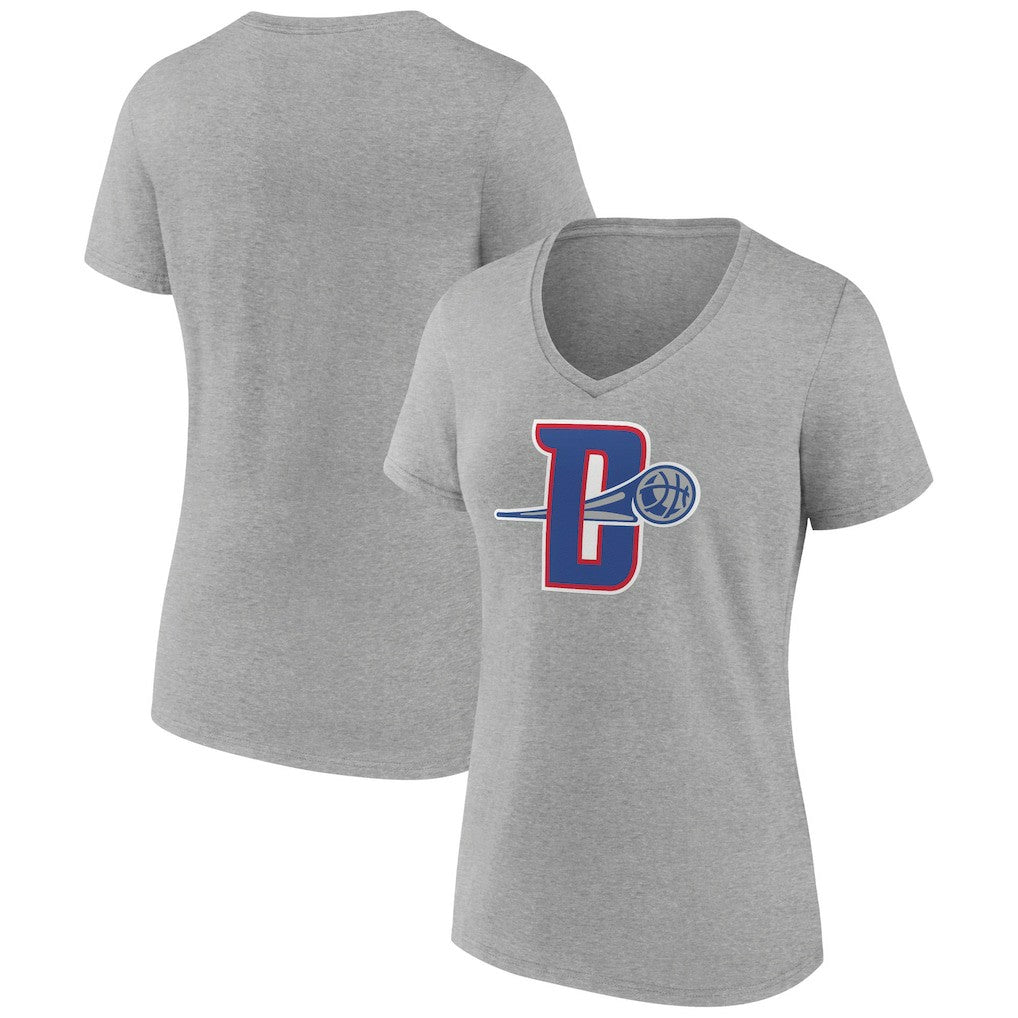 Detroit Pistons Women's Alternate Logo V-Neck T-Shirt sale