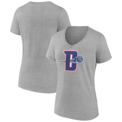 Detroit Pistons Women's Alternate Logo V-Neck T-Shirt sale