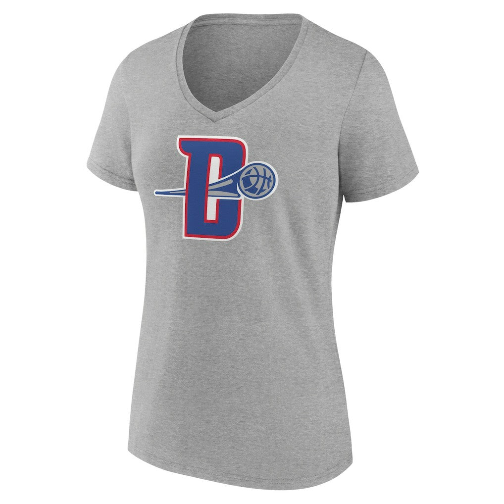 Detroit Pistons Women's Alternate Logo V-Neck T-Shirt sale