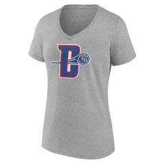 Detroit Pistons Women's Alternate Logo V-Neck T-Shirt sale