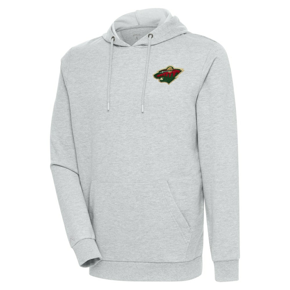 NHL Minnesota Wild Antigua Action Chenille Pullover Hoodie