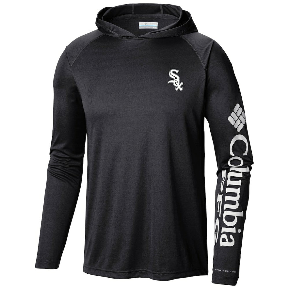 Black Chicago White Sox Columbia Terminal Tackle Long Sleeve Hoodie T-Shirt