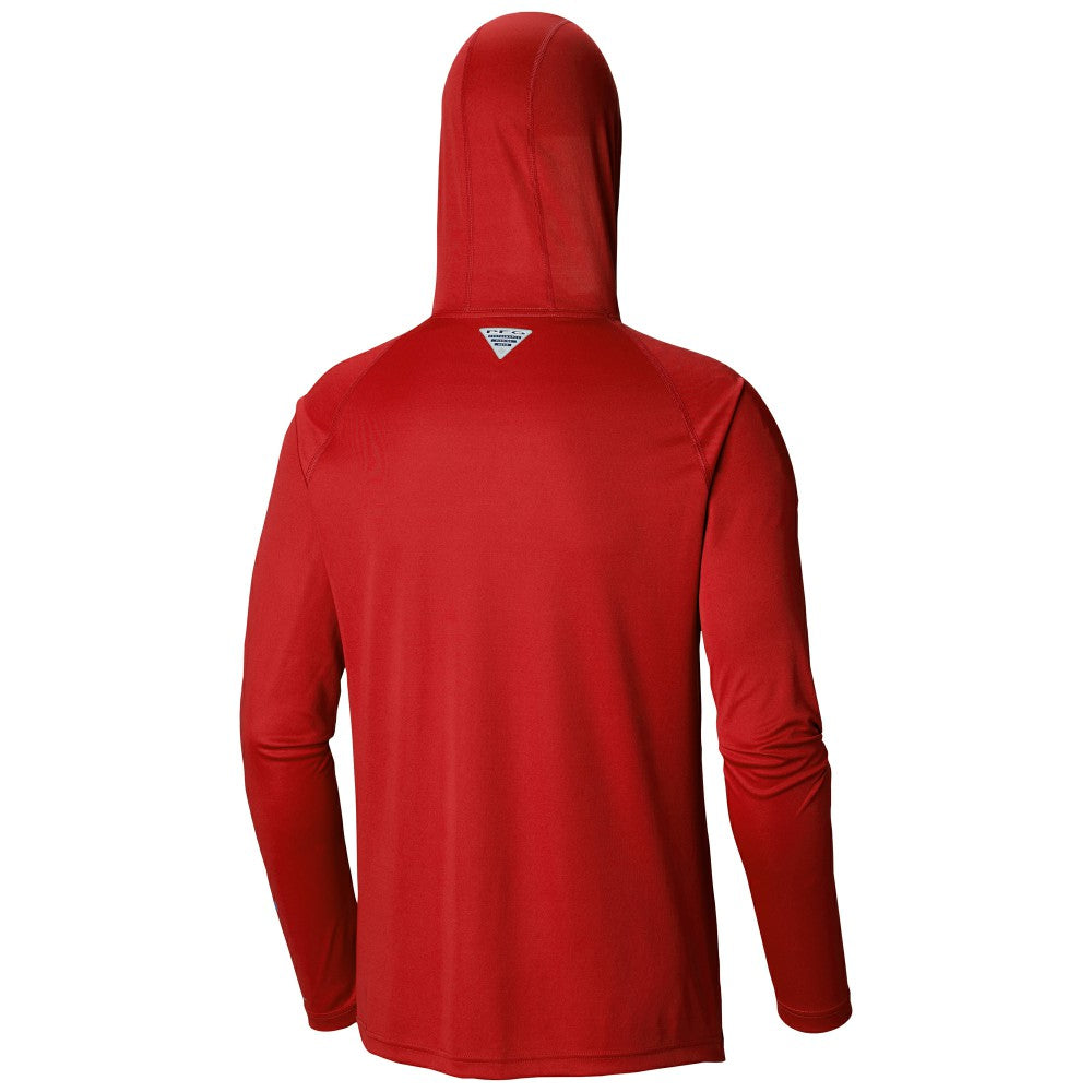 Red Los Angeles Angels Columbia Terminal Tackle Long Sleeve Hoodie T-Shirt