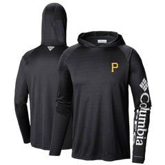 Black Pittsburgh Pirates Columbia Terminal Tackle Long Sleeve Hoodie T-Shirt
