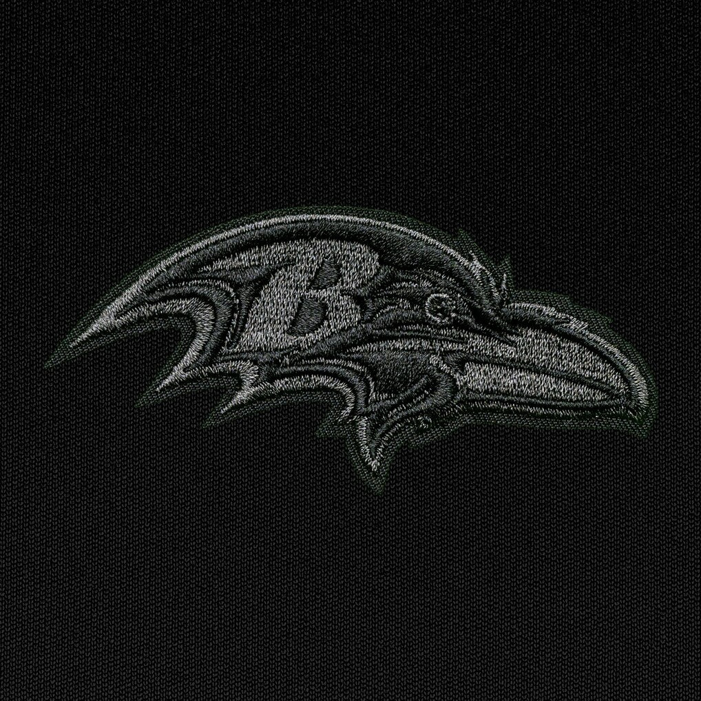 Antigua Tonal Logo Generation Quarter-Zip Pullover Top - Baltimore Ravens Pullover