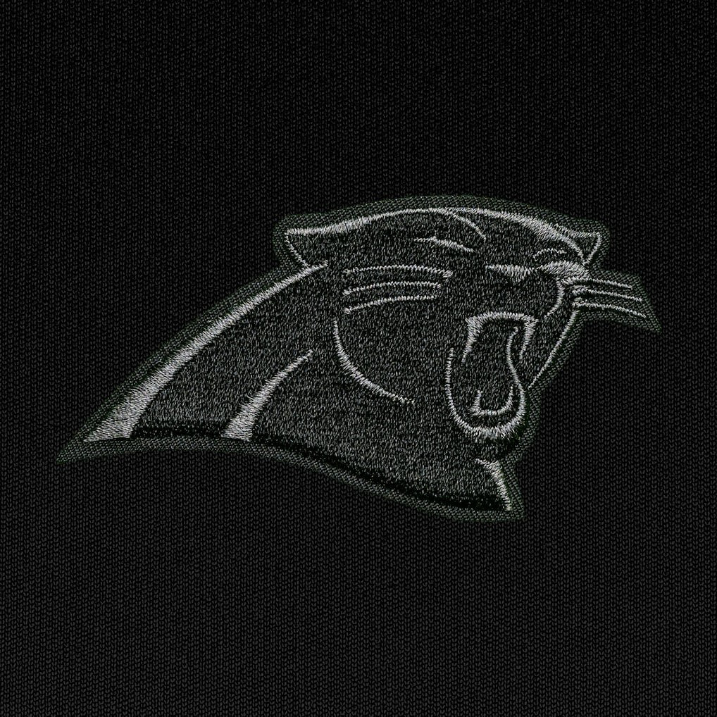 Antigua Tonal Logo Generation Quarter-Zip Pullover Top - Carolina Panthers Pullover