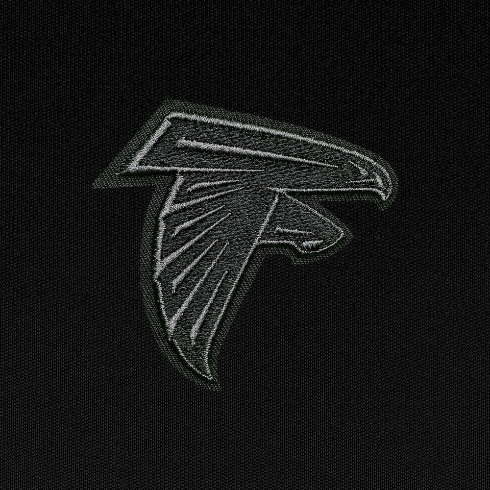Antigua Tonal Logo Tribute Quarter-Zip Pullover Top - Atlanta Falcons Pullover