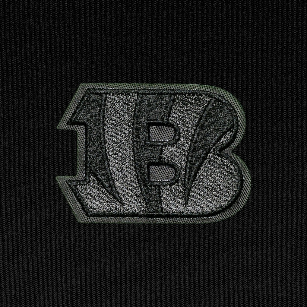 Antigua Tonal Logo Tribute Quarter-Zip Pullover Top - Cincinnati Bengals Pullover