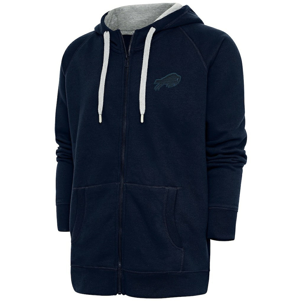 Antigua Tonal Logo Victory Full-Zip Hoodie - Buffalo Bills Hoodies