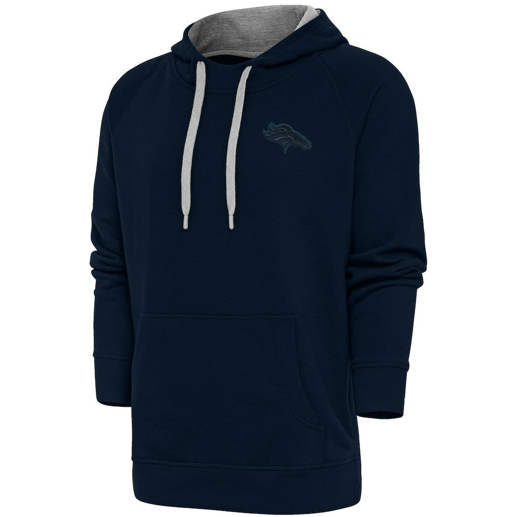 Antigua Tonal Logo Victory Pullover Hoodie - Denver Broncos Hoodies
