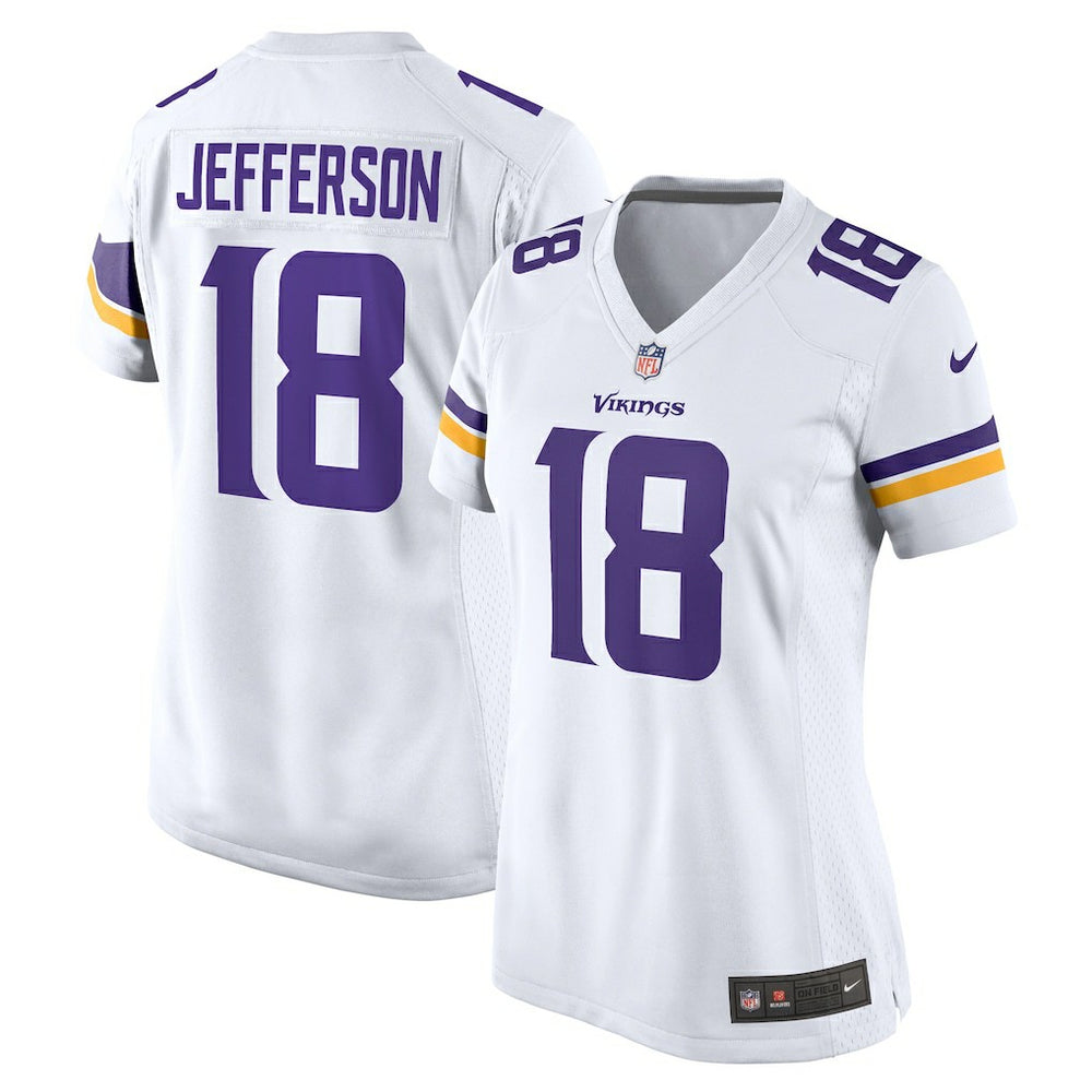 Justin Jefferson  Women's Game Player Jersey - Minnesota Vikings Jerseys
