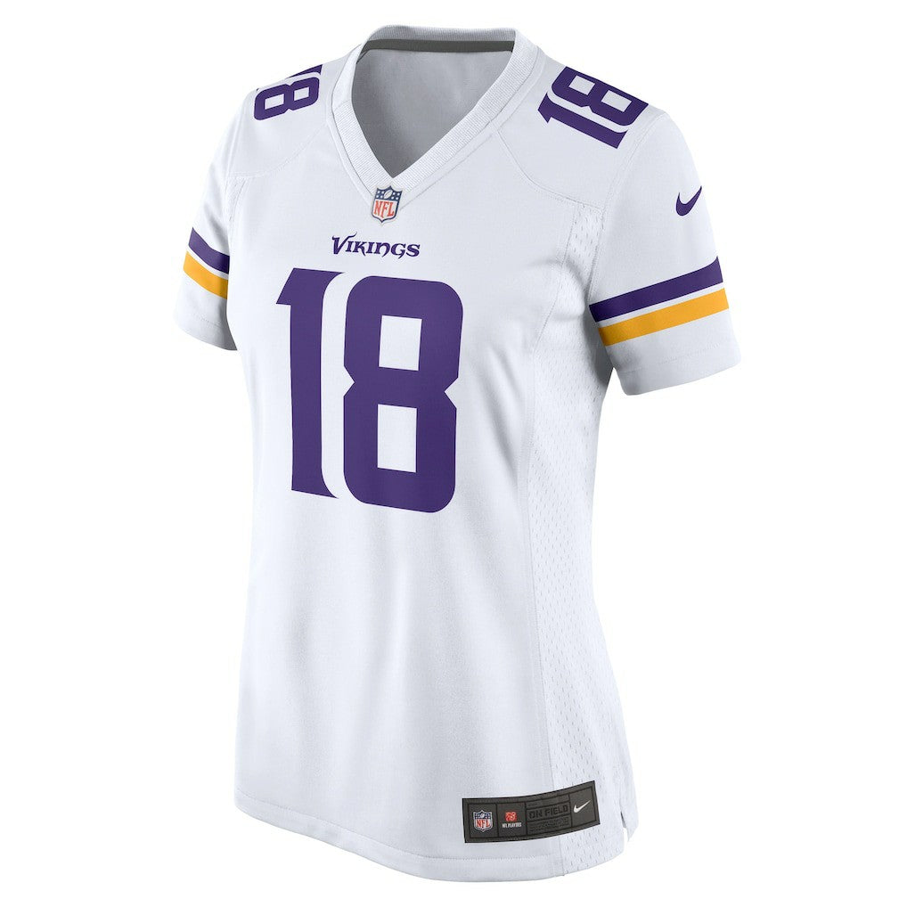Justin Jefferson  Women's Game Player Jersey - Minnesota Vikings Jerseys