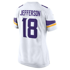 Justin Jefferson  Women's Game Player Jersey - Minnesota Vikings Jerseys