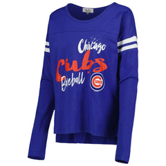 Royal Chicago Cubs Touch Women's Free Agent Long Sleeve T-Shirt