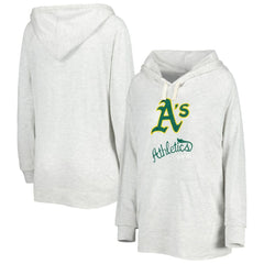 Heather Gray Athletics Touch Women's Pre-Game Raglan Pullover Hoodie