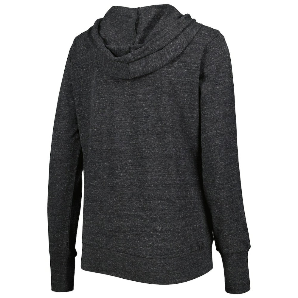 Black Chicago White Sox Touch Women's Training Camp Tri-Blend Lightweight Full-Zip Hoodie