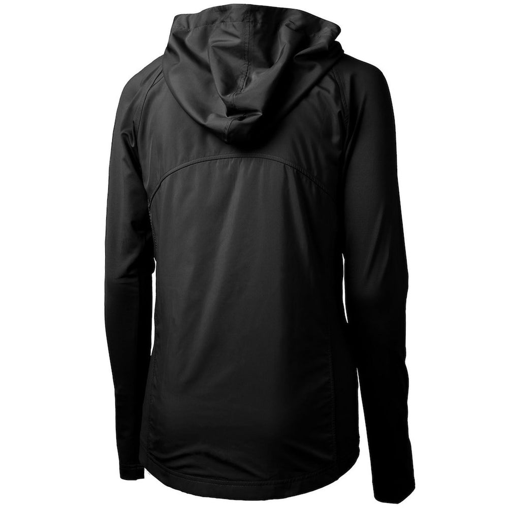 Cutter & Buck Women's Throwback Logo Adapt Eco Knit Hybrid Recycled Full-Zip Hoodie - Las Vegas Raiders Hoodies