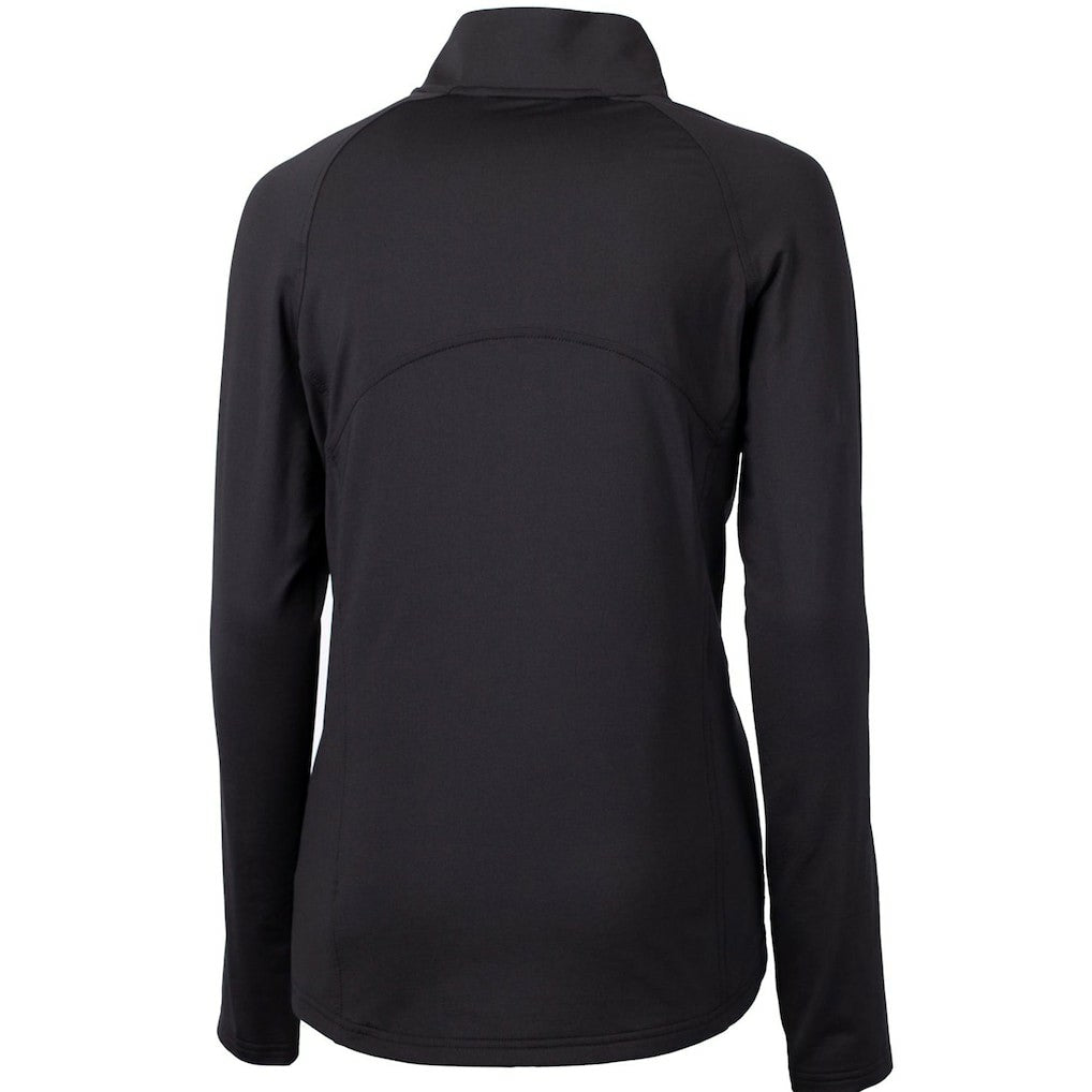 Cutter & Buck Women's Throwback Logo Adapt Eco Knit Stretch Recycled Half-Zip Pullover Top - New England Patriots Pullover