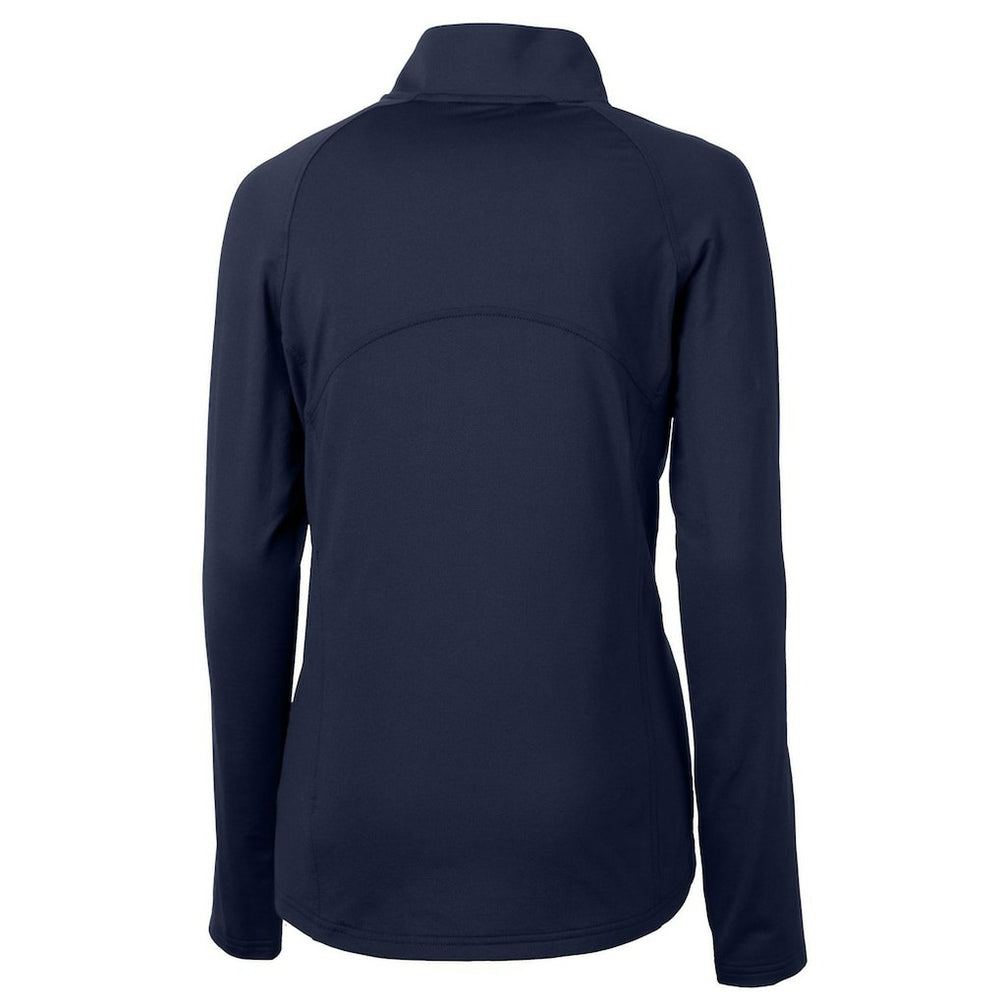 Cutter & Buck Women's Throwback Logo Adapt Eco Knit Stretch Recycled Half-Zip Pullover Top - Chicago Bears Pullover