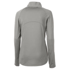 Cutter & Buck Women's Throwback Logo Adapt Eco Knit Stretch Recycled Half-Zip Pullover Top - Denver Broncos Pullover