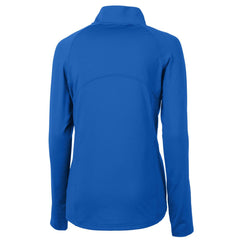 Cutter & Buck Women's Throwback Logo Adapt Eco Knit Stretch Recycled Half-Zip Pullover Top - Denver Broncos Pullover