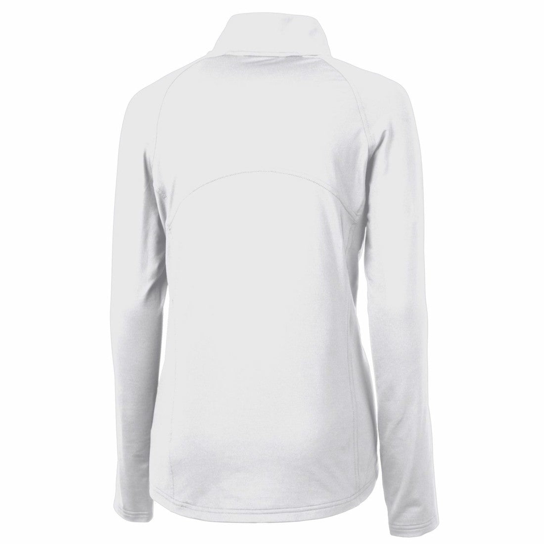 Cutter & Buck Women's Throwback Logo Adapt Eco Knit Stretch Recycled Half-Zip Pullover Top - Denver Broncos Pullover