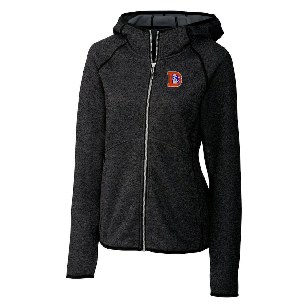 Cutter & Buck Women's Throwback Logo Mainsail Full-Zip Jacket - Denver Broncos Jackets