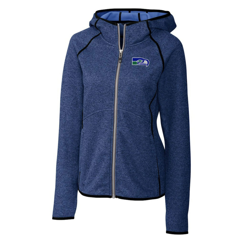 Cutter & Buck Women's Throwback Logo Mainsail Full-Zip Jacket - Seattle Seahawks Jackets